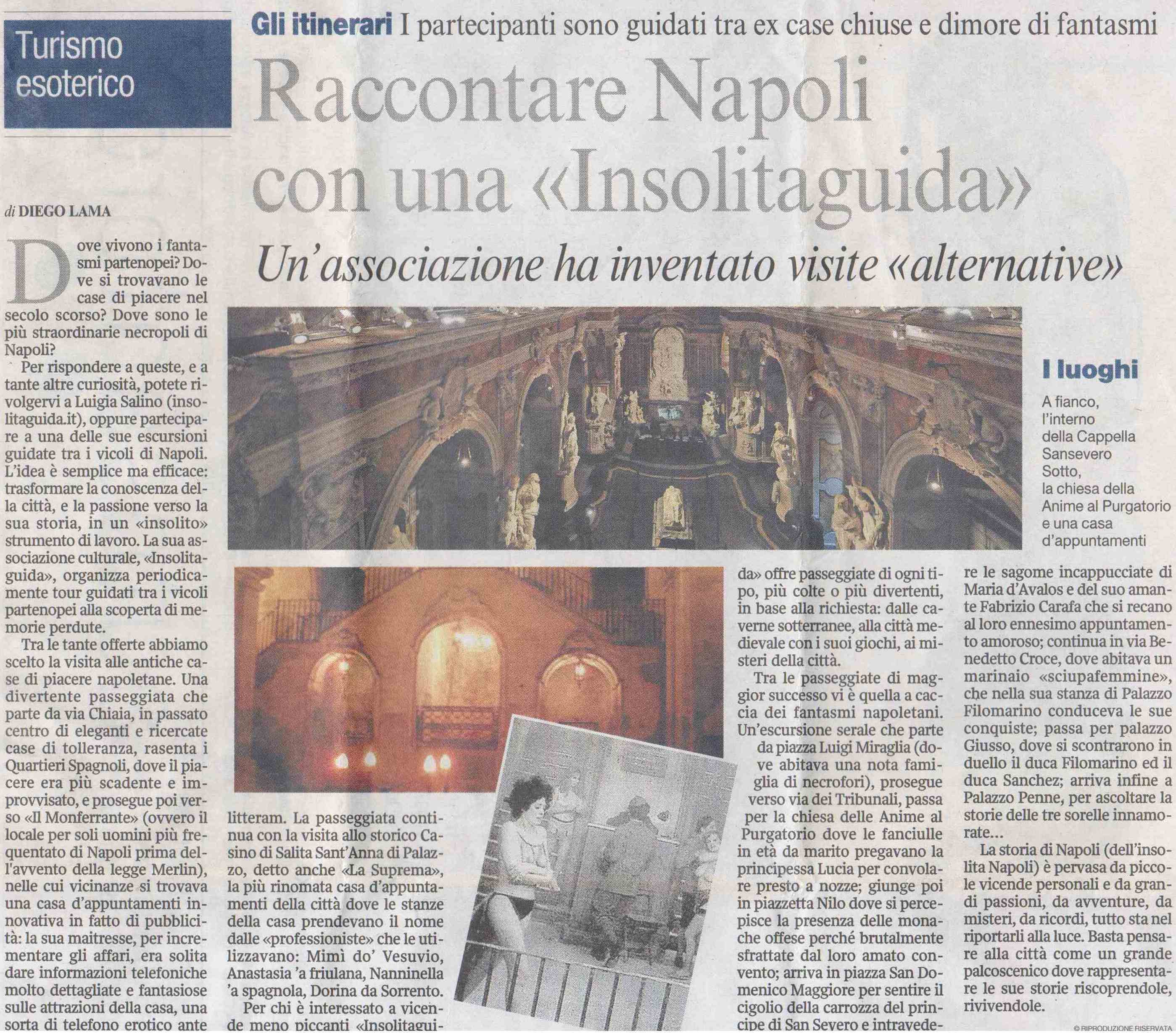 Raccontare Napoli con un "insolitaguida"