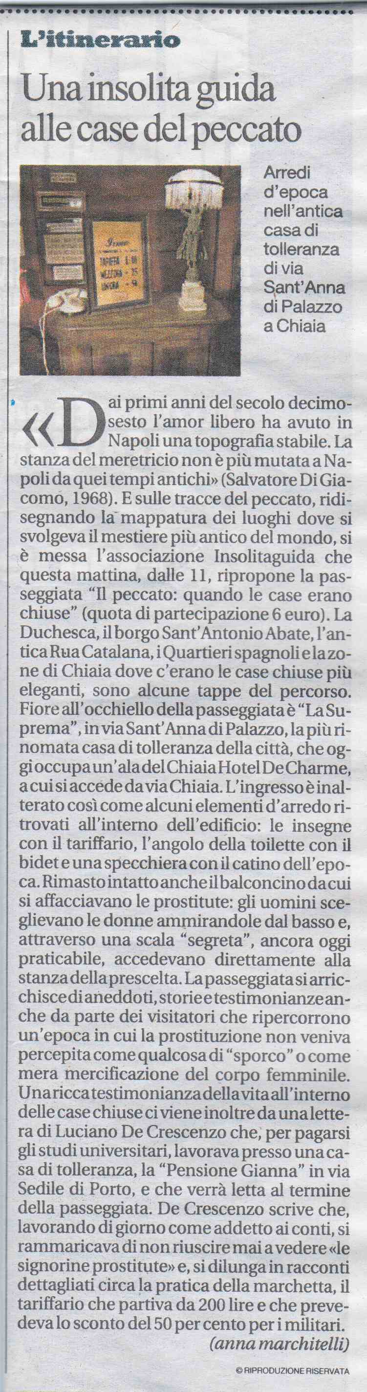 Un'insolita guida alle case del peccato