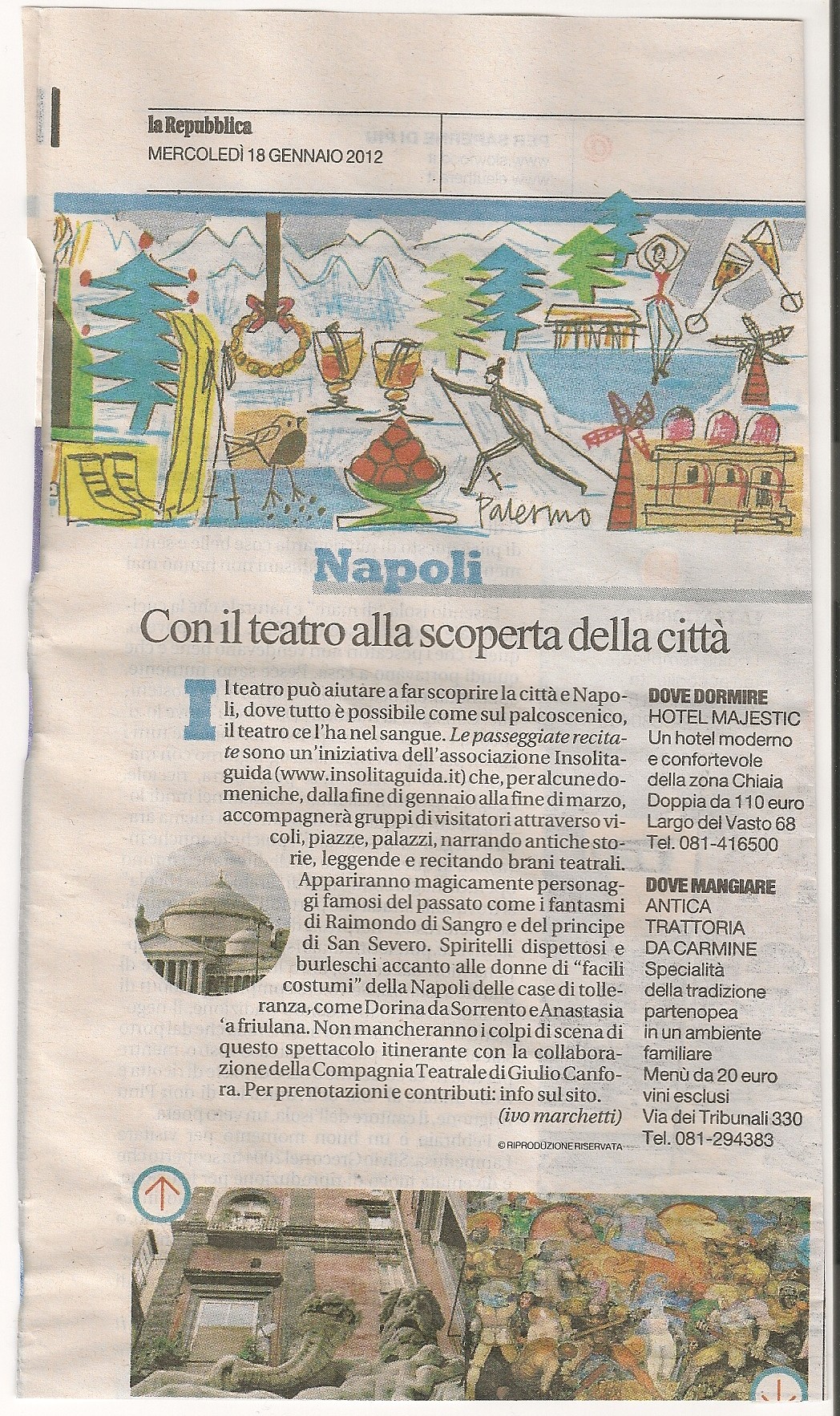 Con il teatro alla scoperta della città