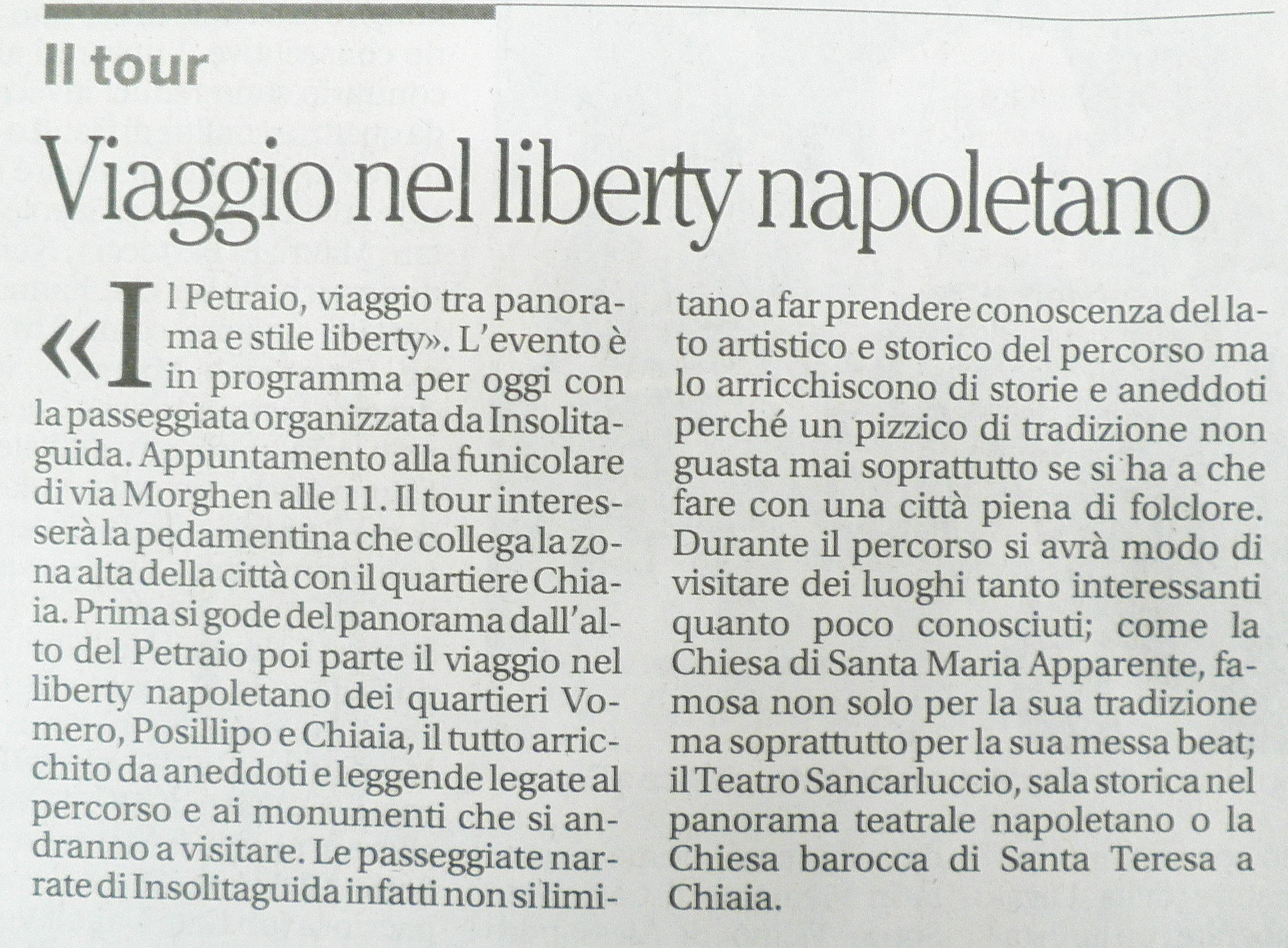 Viaggio nel liberty napoletano